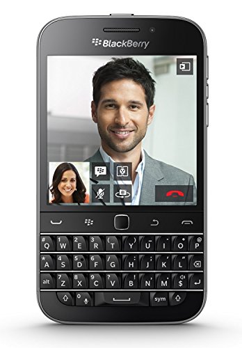 BlackBerry Classic Q20 Unlocked GSM 4G LTE - SQC100-4 - Keyboard Smartphone w/ 8MP Camera - Black (Renewed)
