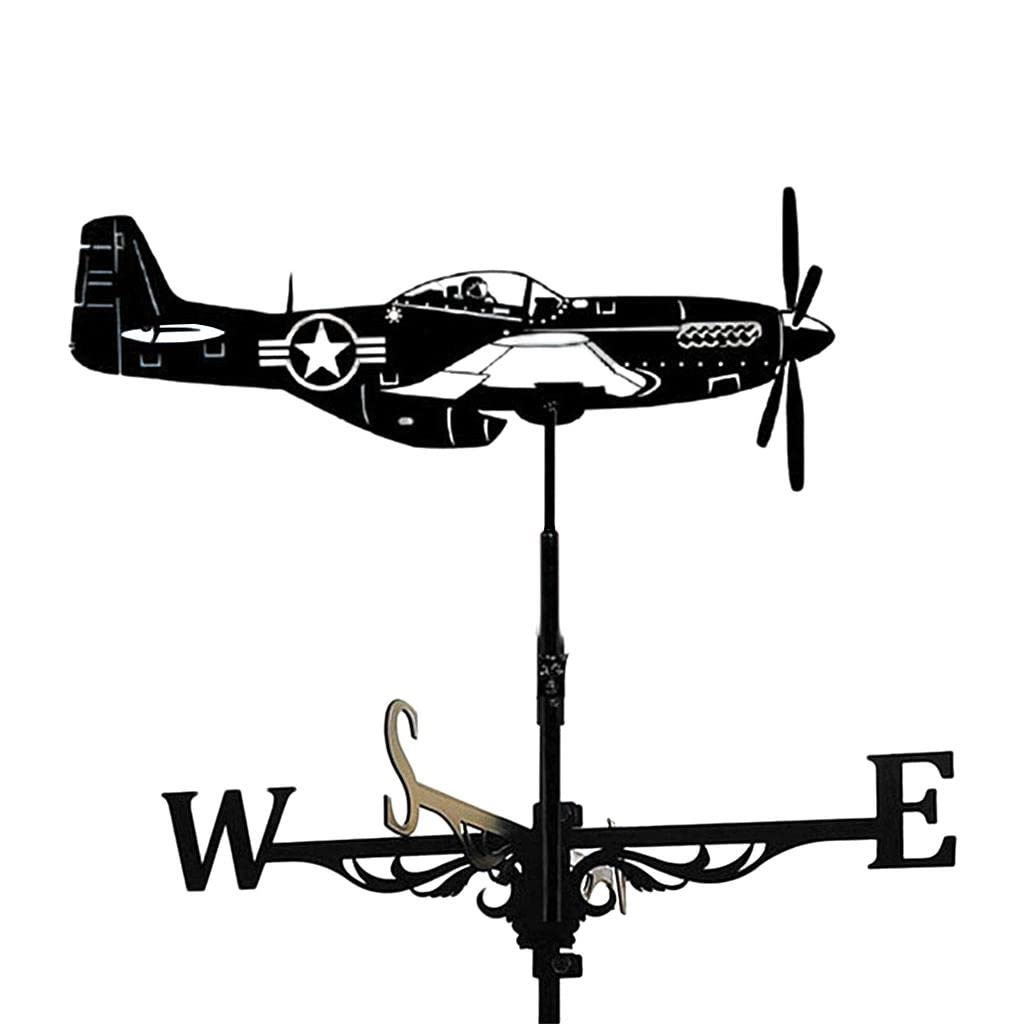MERISHOPP™ Weather Vane Wind Direction Indicators Home Roof Garden Farm Battleship|Home & Garden|Yard Garden & Outdoor Living|Garden Decor|Weathervanes-image-7