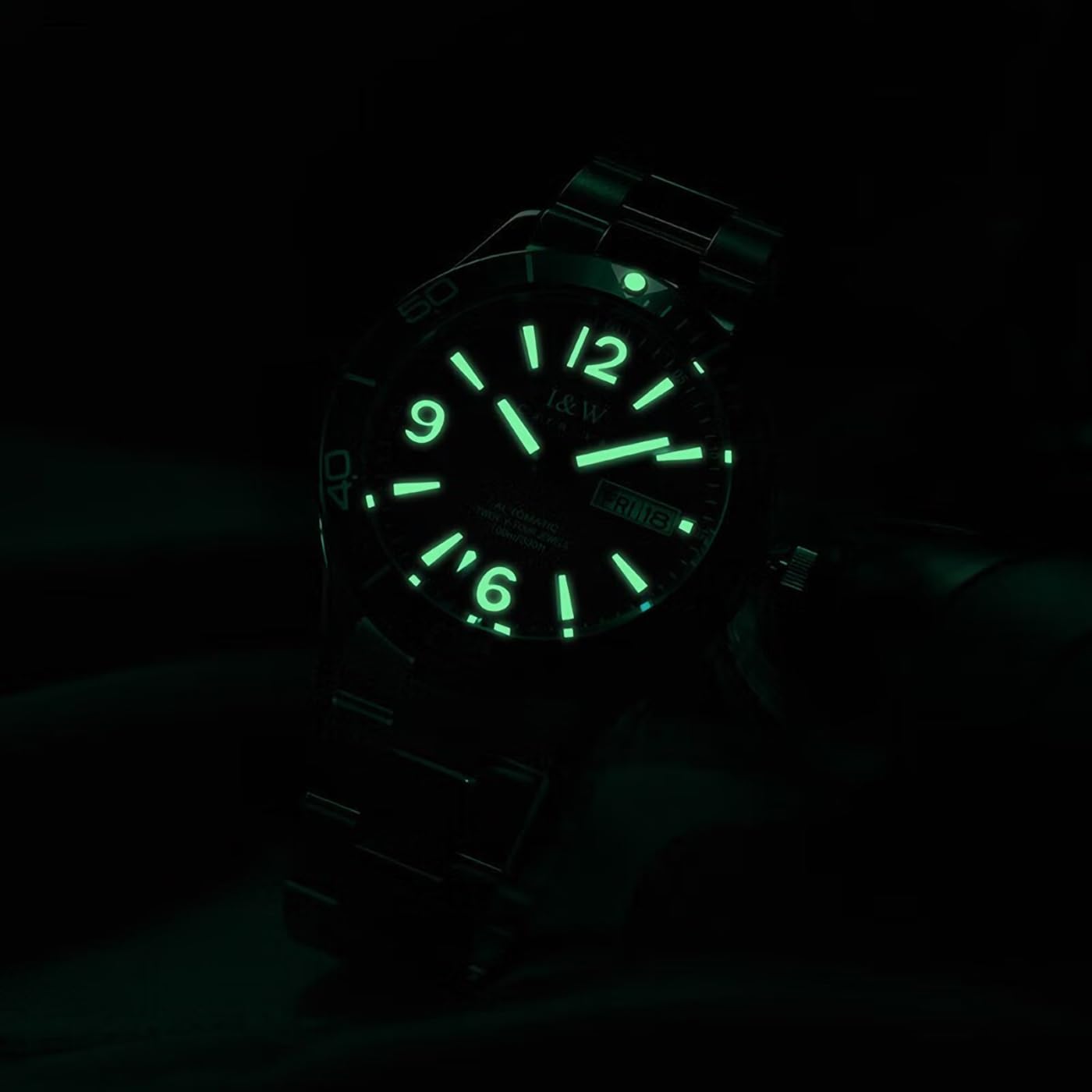 TEINTOP I&W Automatik Uhr zum Tauchen Herren 30bar wasserdichte Uhren Japanische Bewegung Armbanduhren