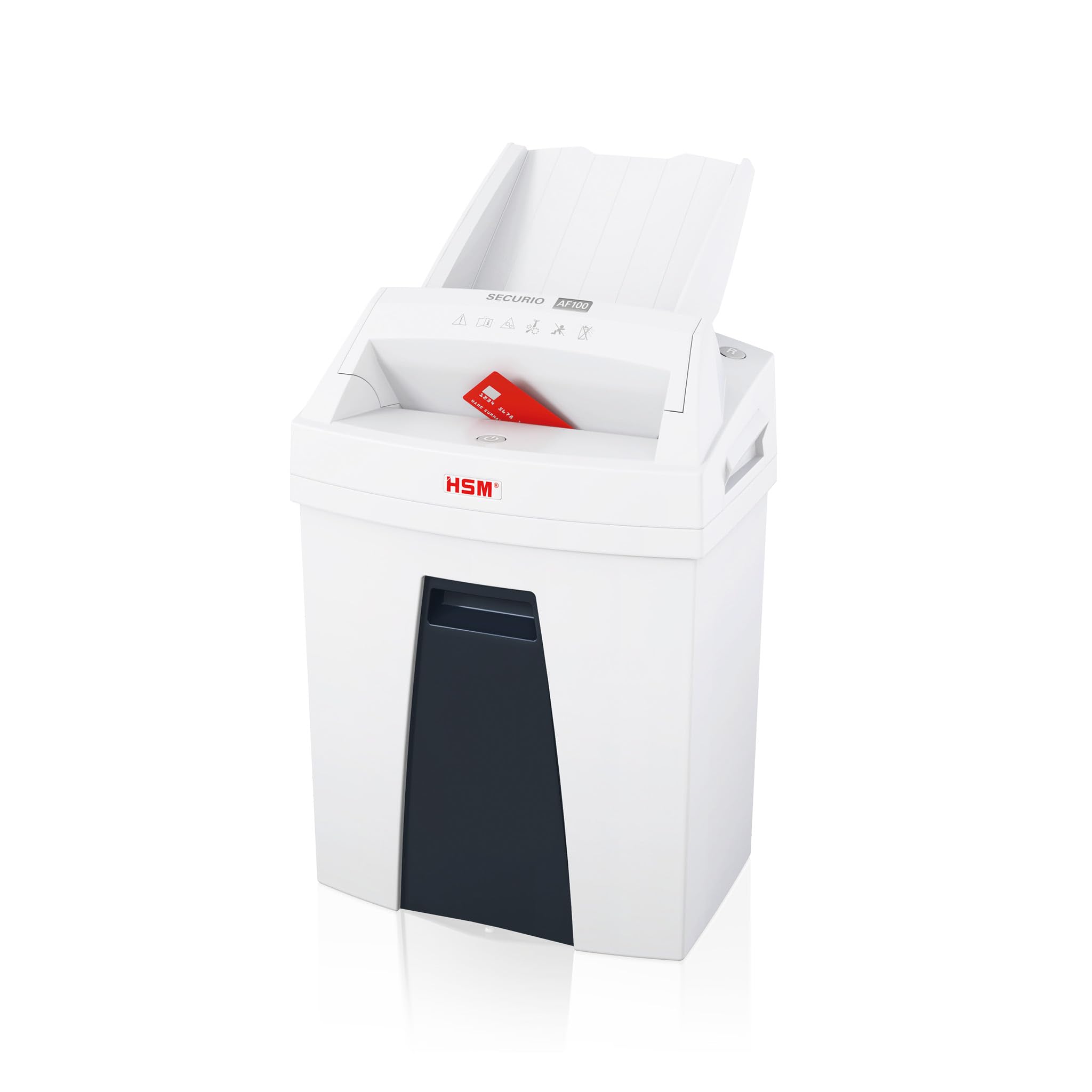 HSM SECURIO AF100 2063111 Distruggidocumenti con alimentazione automatica da 4x25 mm, bianco