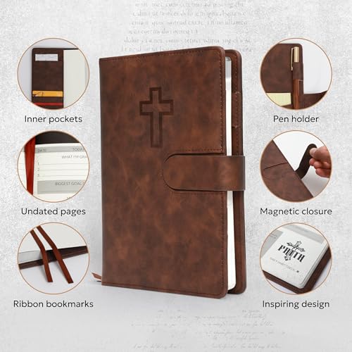 Prazoli Leather Bible Prayer Journal