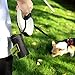 MalsiPree Poop Bag Holder Leash Attachment, Waste Bag Dispenser with Stainless Steel Buckle Clip & Adjustable Strap Fit for Any Dog Leash & Poopbag (Black)