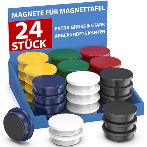 100 Stück Mini Neodym Magnete - Bunte Whiteboard Magnete Für Kühlschrank & Pinnwand In 8 Farben