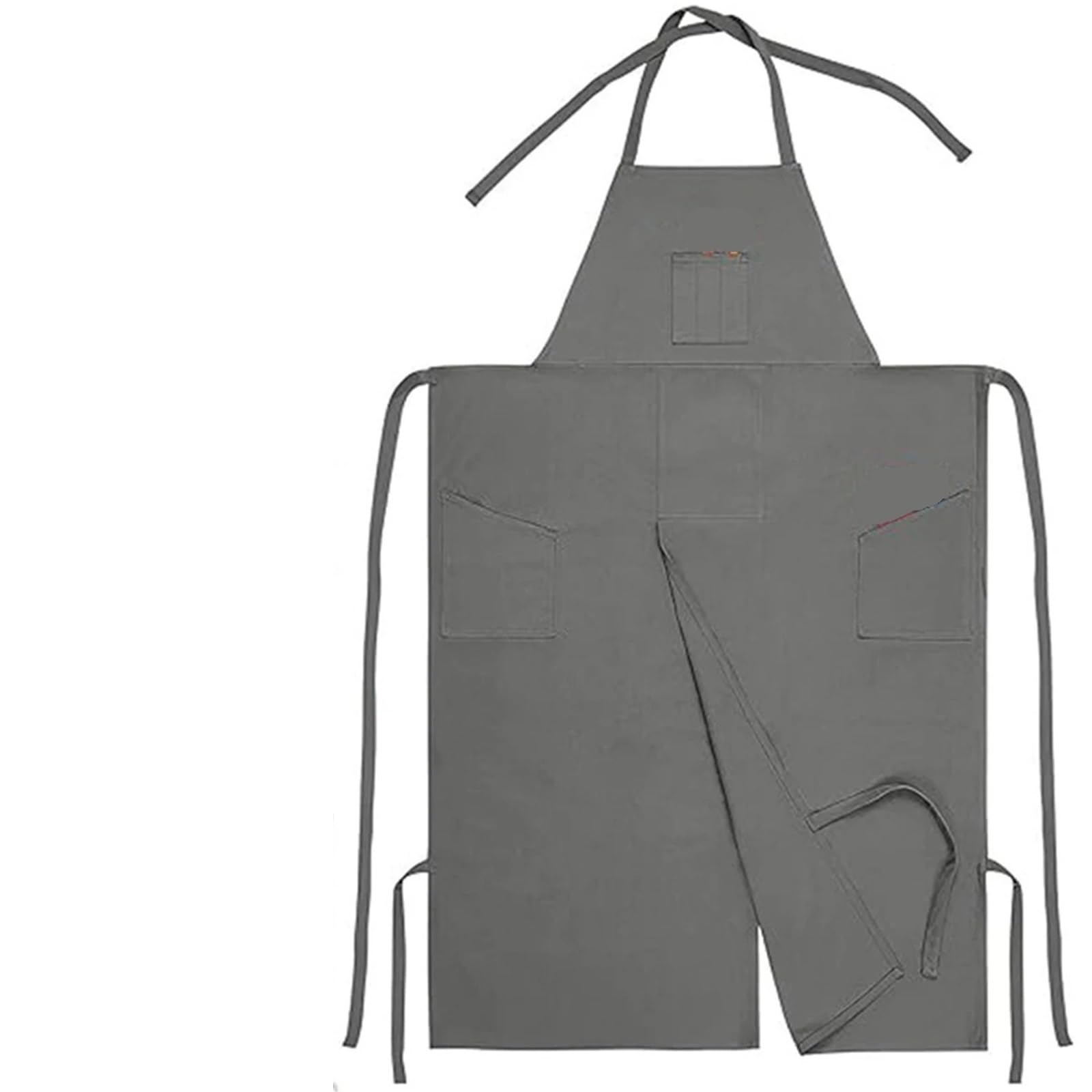 Grembiule da ceramica a copertura completa Grembiule da vasaio e ceramica a copertura totale, con gambe divise, in tela di cotone, tasche, for donne uomini
