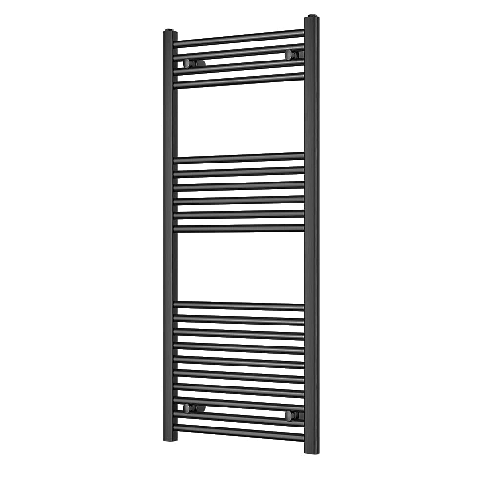 Straight Gunmetal Heated Towel Ladder Rail Bathroom Radiator 500mm (w) x 1200mm (h) - 1806 BTUs