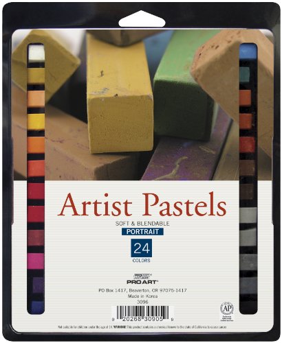 Pro Art Artist Pastel, 24 Portrait Color Set, Assorted, Count #TOP5