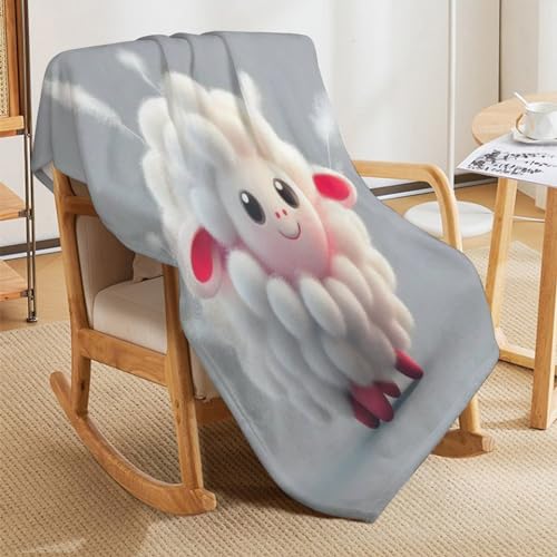 Couverture mouton lavable en machine plaid lit canapé chaud - 8