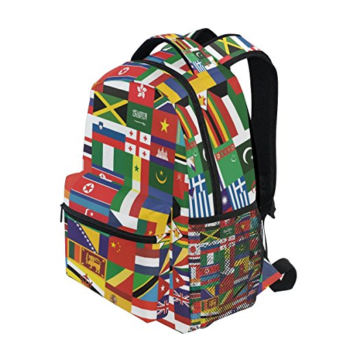 School Backpacks Flower Horse Student Backpack Big For Girls Kids Elementary School Shoulder Bag Bookbag3