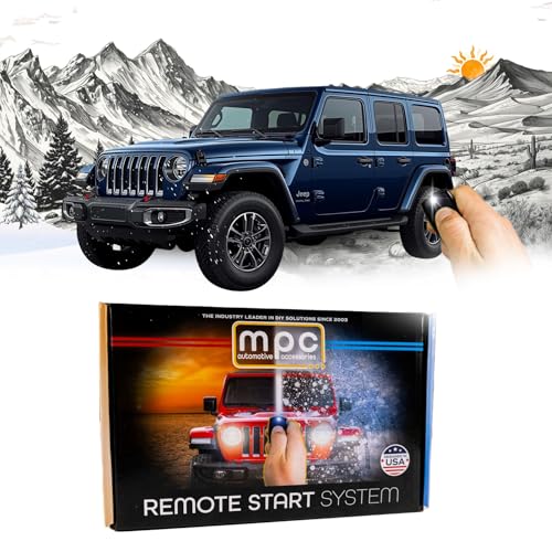 Image of MPC Remote Starter Kit Compatible with Jeep Wrangler & Gladiator 2018-2025 || Plug and Play || Push Lock 3X to Start || All Trims || USA Tech Support
