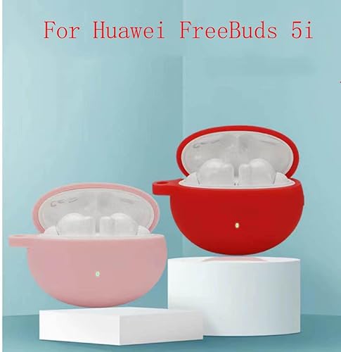 Funda de silicona suave para Huawei FreeBuds 5i, funda que absorbe los golpes, accesorios con llavero para hombres, adolescentes, niños, niñas, Funda de silicona suave para Huawei FreeBuds 5i, funda que absorbe los golpes, accesorios con llavero para hombres, adolescentes, niños, niñas,