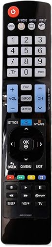 Nuevo AKB73756567 Mando a distancia reemplazado para televisores LG Modelo # AGF76692626