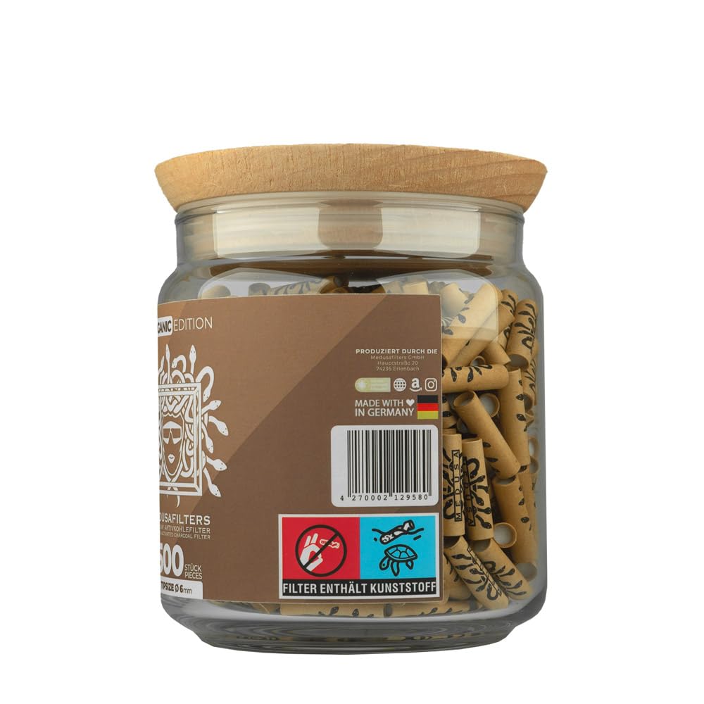Medusafilters Premium - Filtro de carbón activo (500 unidades)