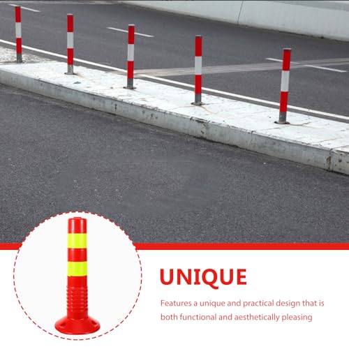 Poteau de support de sécurité flexible en PU à installation rapide au sol - 8