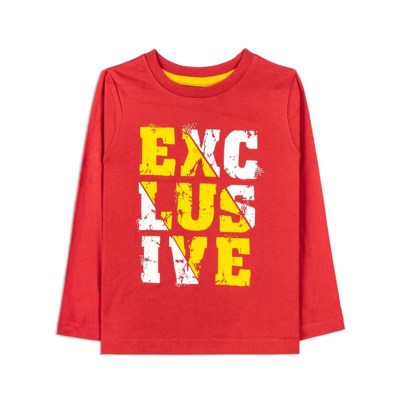 Image of Real Basics Boy's Full Sleeve Regular Tshirt (Pack of 1)