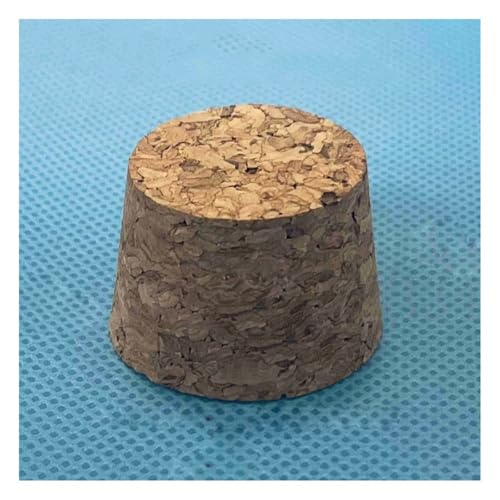 Bouchon liège avec couvercle bois pour verrerie de laboratoire