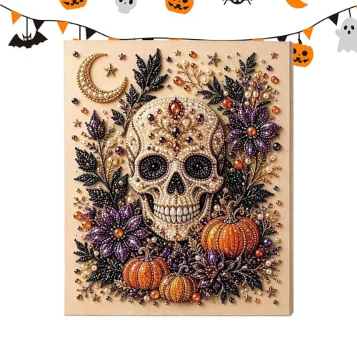 Kits de pintura con gemas de Halloween, el regalo artístico ideal para decorar ventanas