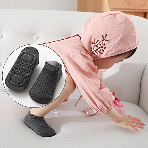 Looching Toddler Baby Non Slip Socks with Grips Cartoon Boys Girls Anti-Slip Floor Walking Sock for Infants Newborn 0-3T4