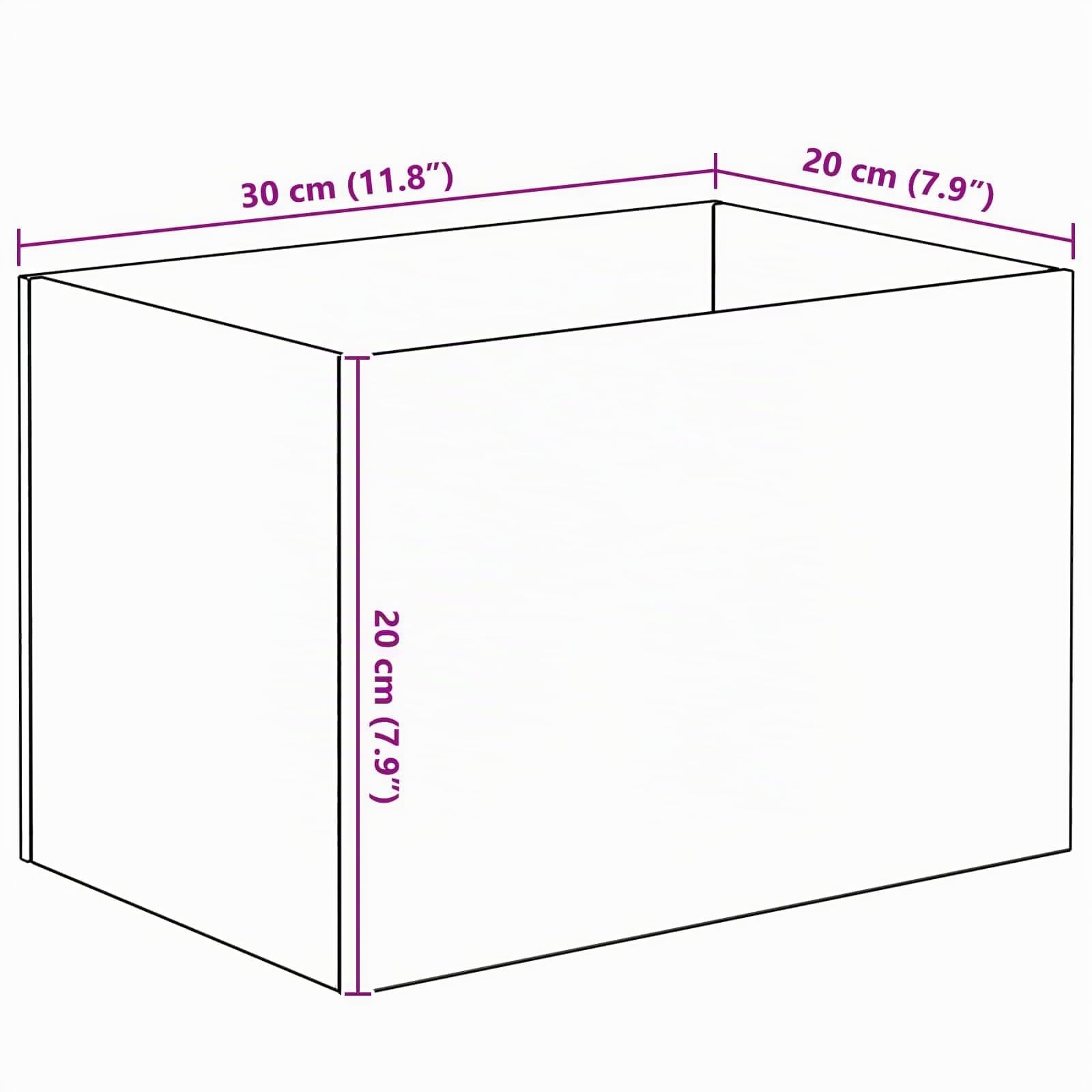 Aquarium en Verre, Aquarium Nano Tank Fish Tank Bocal à Poissons Transparent 30x20x20 cm Verre