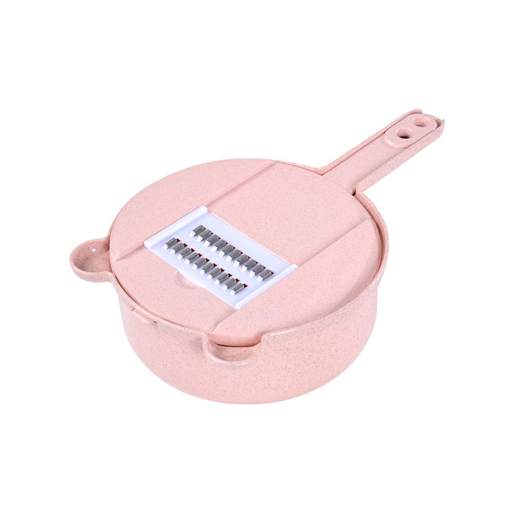 Multi-Function Household Sliced Tools,Kitchen Grater,Cutter,Drain Basket,Round Vegetable Sink