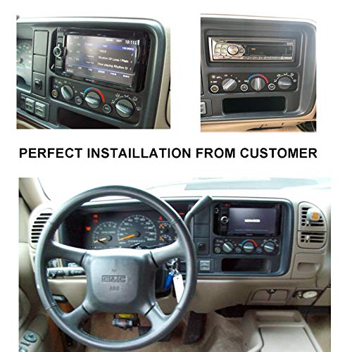 AC Heater Climate Control Panel Module w/Rear Window Defogger Switch Compatible with Chevrolet 1996 1997 1998 1999 2000 Chevy Suburban Tahoe GMC Yukon C1500 C2500 C3500 K1500 K2500 K3500 Silverado