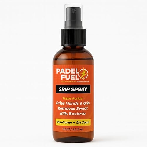Grip Spray Fórmula de secado rápido de triple acción Spray de manos antideslizante para deportes de pádel, tenis y raquetas Agarre duradero,