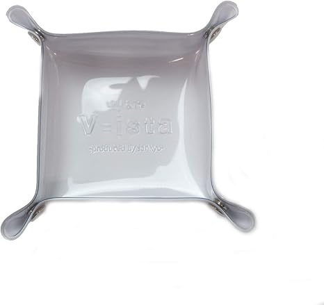 Amazon Co Jp V Ista ボタントレイ Pvc 可愛い オシャレ 小物入れ White 文房具 オフィス用品