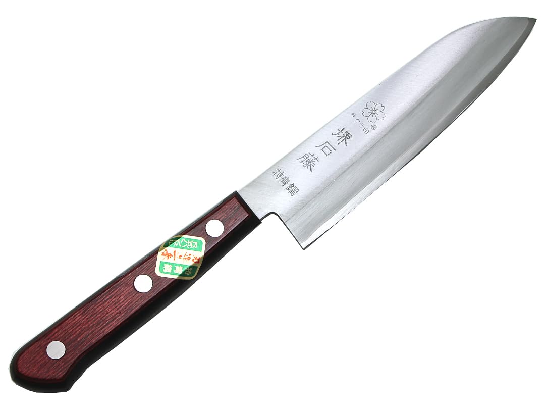 青鋼入300 Amazon | 特青鋼（青紙スーパー鋼）本割込包丁 中三徳 | e刃物 | 三徳包丁