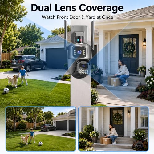6MP Dual Lens Outdoor Security Camera - image 2