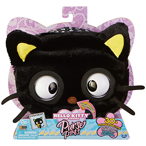 Purse Pets Chococat-Sac à bandoulière interactif avec 30+ Sons, clignotements oculaires, réactions et Musique, à partir de 5 Ans, 6065147 Cover