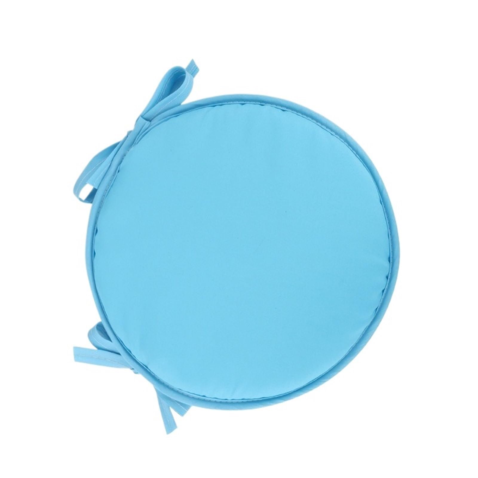 Gwyzax Stool Cushions 5 PCS Household Round Stool Cushion Thickened Sponge Fart With Strap Simple Fabric Design(SKY BLUE,30cm)