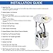 FAERSI Fuel Pump Assembly Replace OEM# E7219M Replacement for 2007 2008 2009 2010 2011 Dodge Nitro & 2008 2009 2010 2011 2012 Jeep Liberty 3.7L V6/4.0L V6