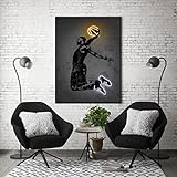 Danjiao Neon Basketball Schuhe Sport Poster Und Druck Street Wall Art Abstrakte Leinwand Malerei Geschenkidee Mann Büro Home Decoration Schlafzimmer 40x60cm
