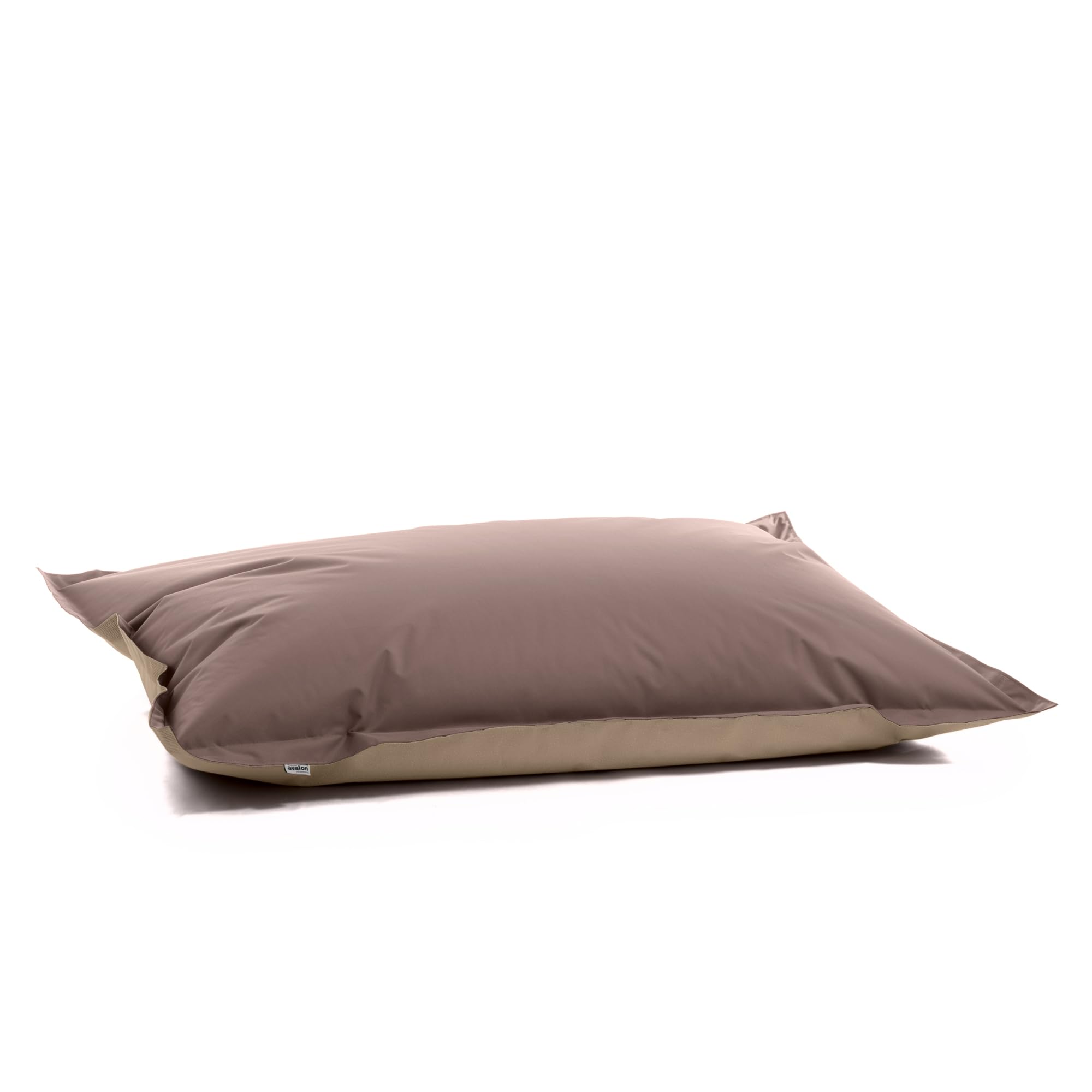 Avalon - Cuscino Galleggiante per Piscina Pouf Poltrona Sacco Way Grande, Pouffe Amaca, Pouf a Sacco in Tessuto Tecnico Antistrappo e Impermeabile, Arredo Moderno, Made in Italy(175x140cm-Tortora)