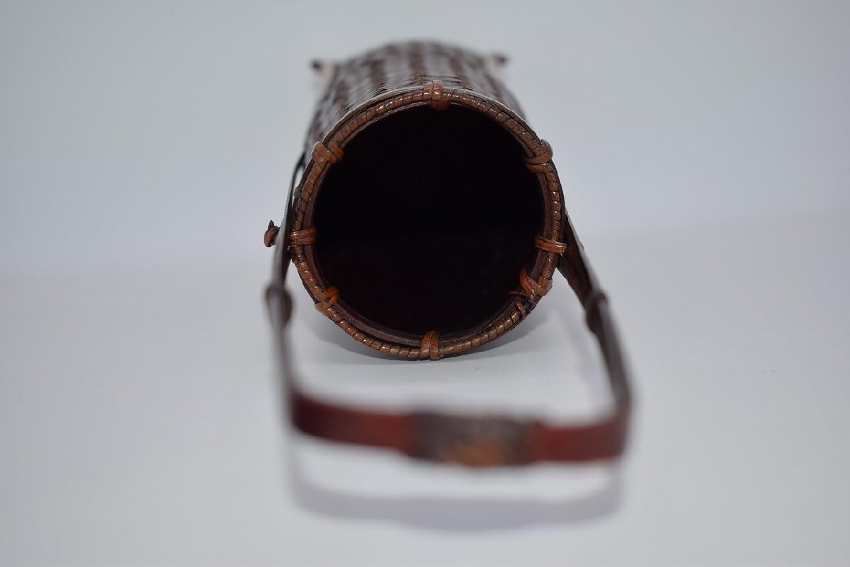 花入 唐物写 角網代 手付 籠 篭 置き 花入 茶道 茶道 花