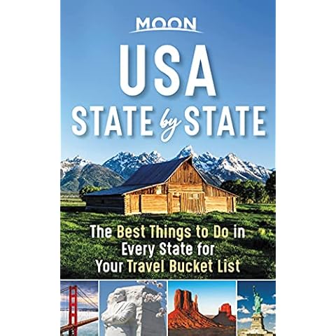 Moon USA State by State: The Best Things to Do in Every State for Your Travel Bucket List (Travel Guide) Cover
