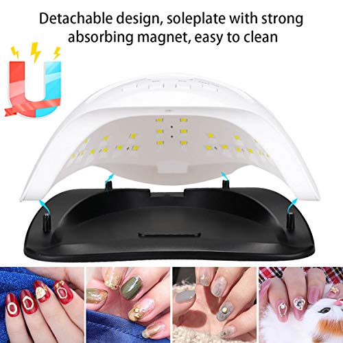 Garberiel 90 W UV LED Gel Nageltrockner Maschine Licht Smart Auto Sensing Nail Lamp mit 4 Timer Voreinstellungen (10s… – Bild 5