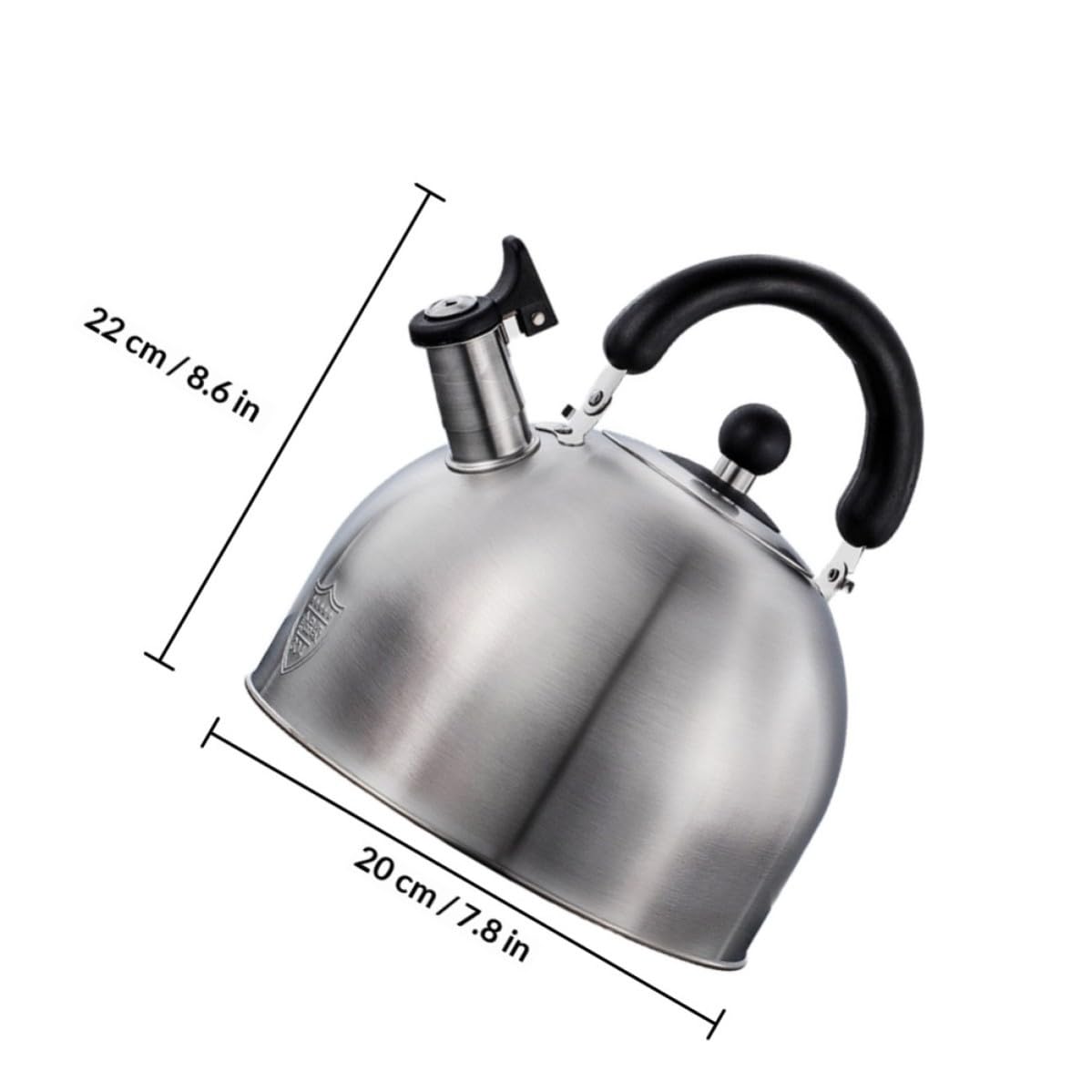 Tetera Silbante de Acero Inoxidable 3l para Cocina de Inducción