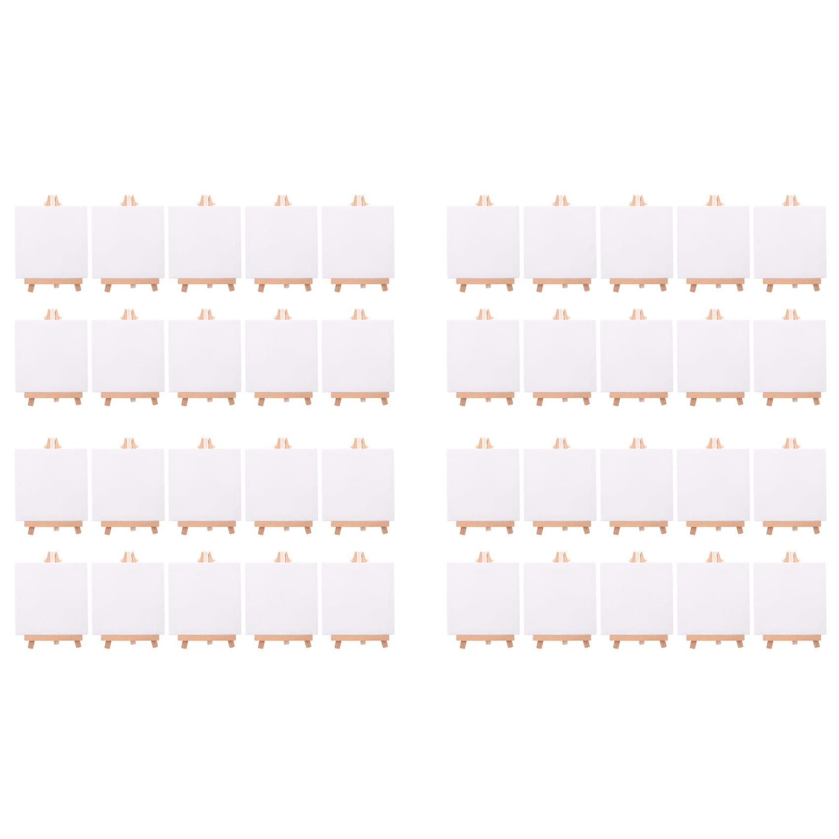 y- 40 Set Künstler Mini Leinwand Set Malerei DIY Zeichnung Kleiner Tisch Staffelei Geschenk