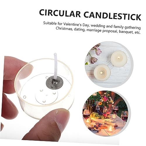 Kit para hacer velas con mechas de algodón y vasos redondos miniatura 4
