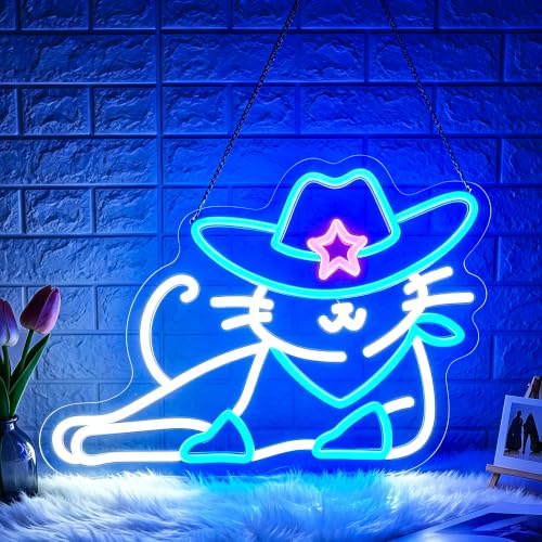 Image of Neon Sign, Cat Neon Signs for Wall Decor LED Signs Neon Light