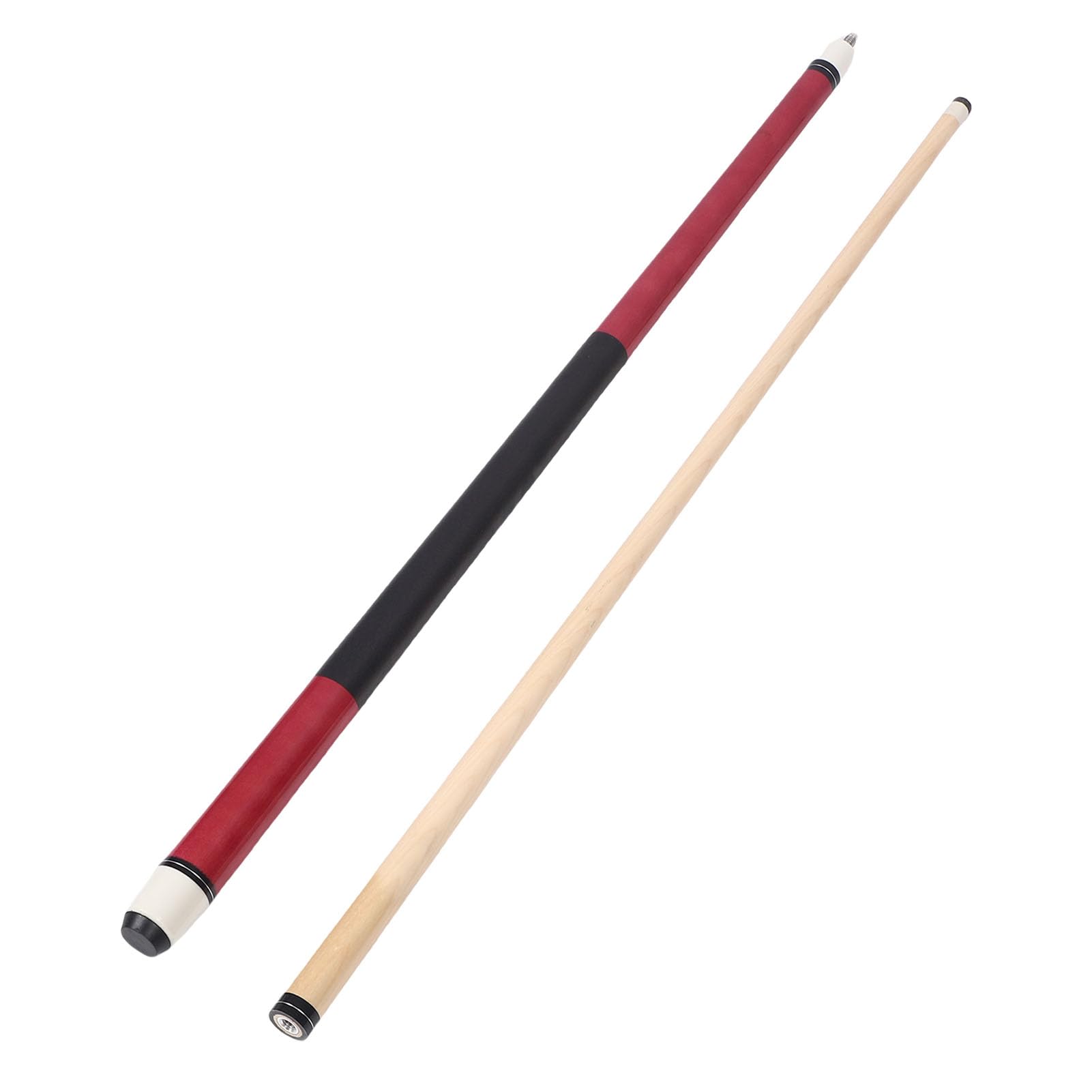 Palo de Billar de Madera de Arce 1/2 con Punta de 13 Mm Billar Profesional de 2 Piezas para Control y Potencia Equilibrada en Juegos de Deportes de Mesa