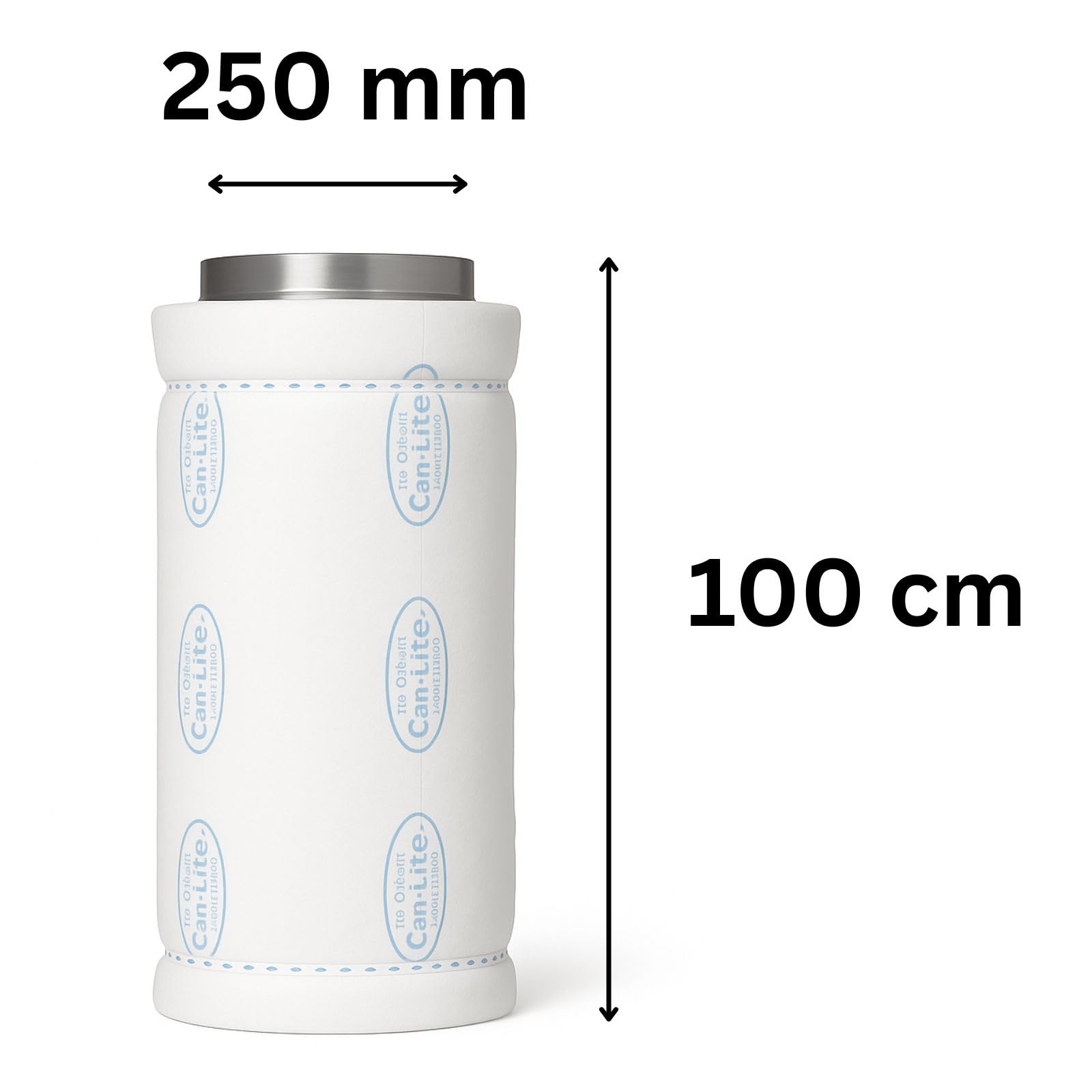 Weedness Filtro de carbón Activo Can-Lite 3500 m³ - Ventilador de Tubo AKF Cultivo Interior Ventilación Filtro de Olor Extracción Conjunto climático