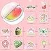 Cute Coquette Stickers 100 Pcs Pink Water Bottle Sticker Pack for Girly and Girls, Waterproof Vinyl Stickers for Water Bottles, Laptop, Scrapbook, Journal, Tumbler, Luggage, Kindle, Phone, Guitar, etc