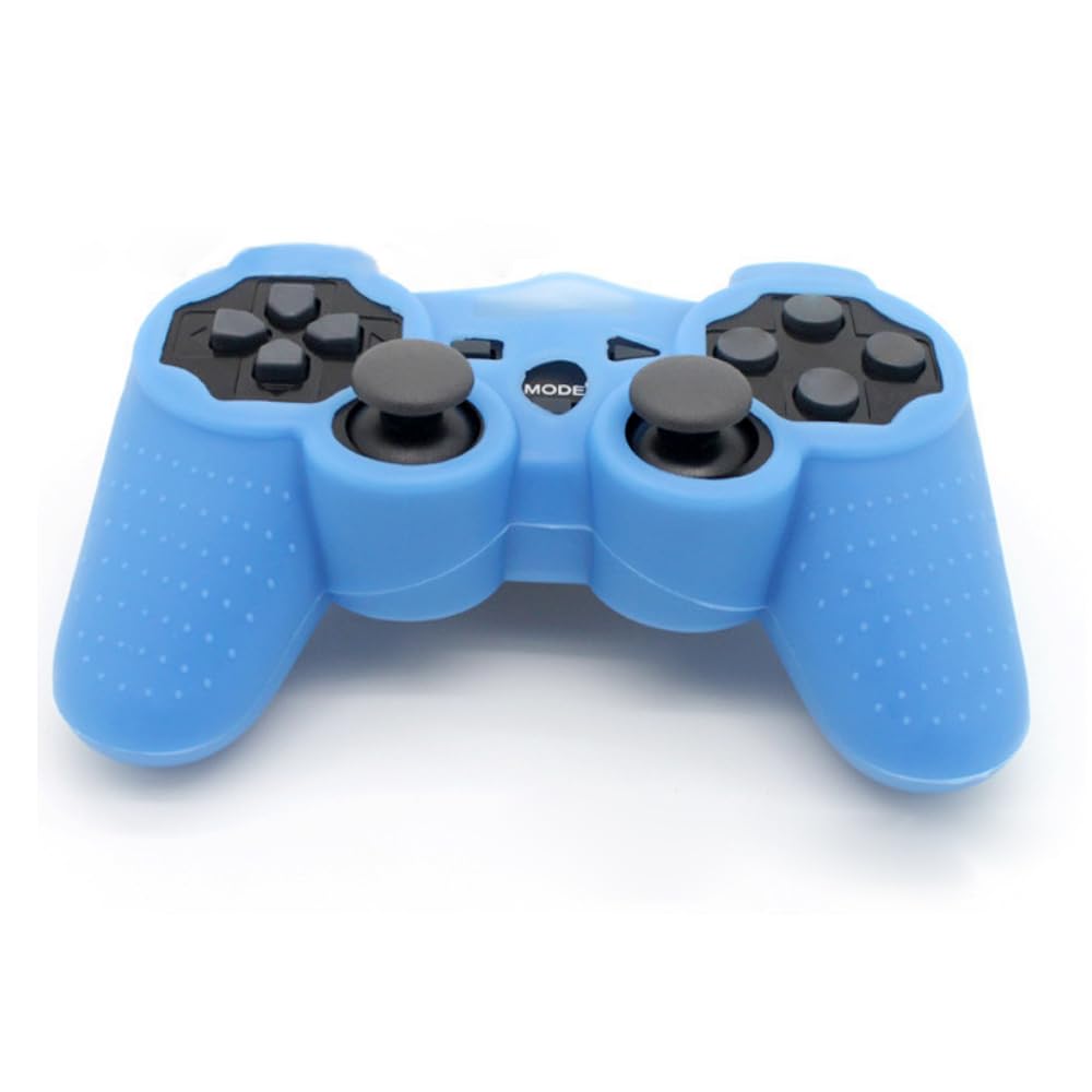 OSTENT Custodia protettiva in gel di silicone per custodia morbida per controller Sony PlayStation PS2 PS3 - Colore Blu