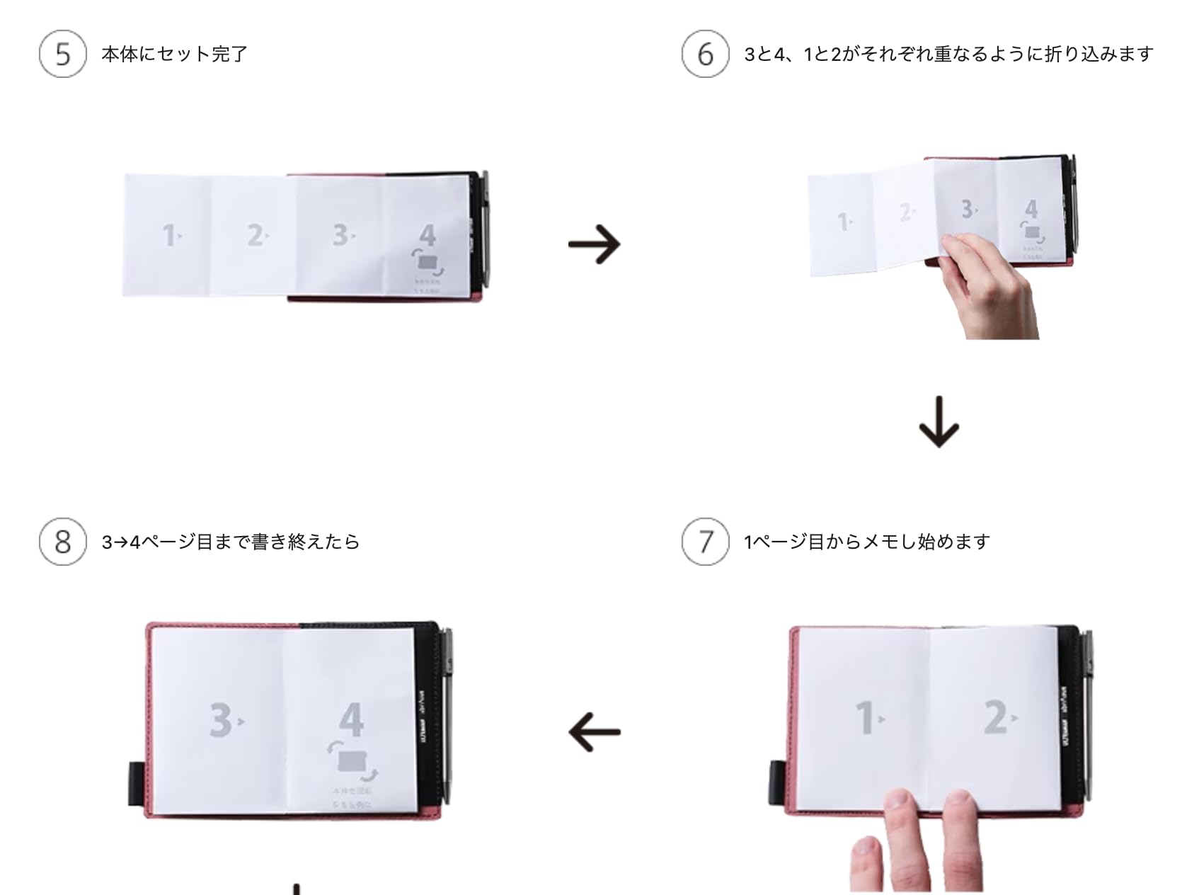 Amazon.co.jp: Abrassas Thin Notepad [Three-sided Phantom Dada