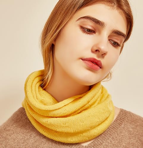 100% Cashmere Neck Gaiter for Men and Women, Neck Warmer for Ski.2