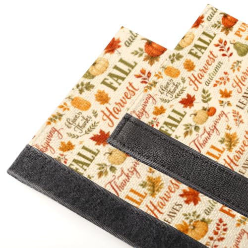 Image of Autumn Refrigerator Door Handle Covers Set of 2 Fridge Door Handle Decor