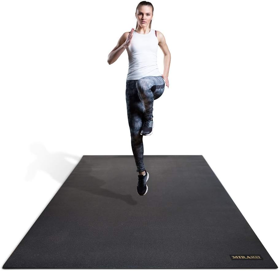 Extra Large Premium Exercise Mat (200 x 120 cm; 7mm Thick) - Durable Non-Slip Workout Mats for Home Gym, Crossfit, P90X, HIIT, Cardio Equipment, Yoga, and More