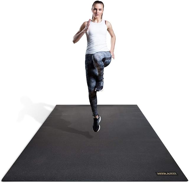 Miramat® - Extra Large Premium Exercise Mat (200 x 120 cm; 7mm Thick) - Durable Non-Slip Workout Mats for Home Gym, Crossfit, P90X, HIIT, Cardio Equipment, Yoga, and More