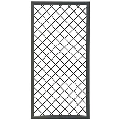 VERDEMAX Traliccio Fisso con Cornice in Metallo 180x90cm V008523